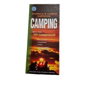 AAA Southern & Central California Camping Woodsy Owl 1997 Vintage Travel Map